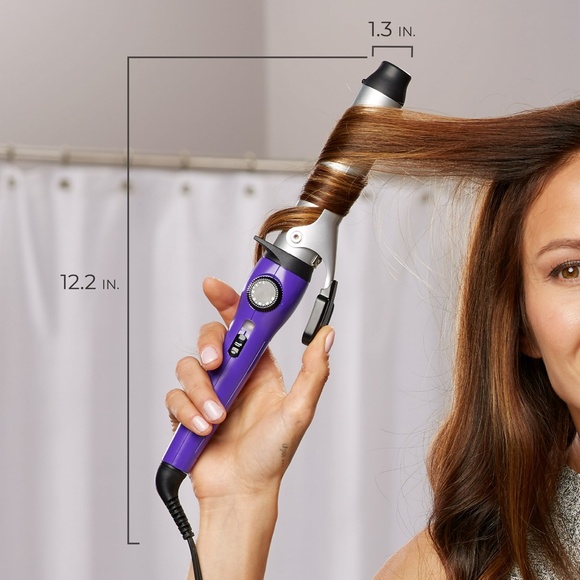 Remington 1.25” Spring Clipped Curling Iron Ceramic Technology - Picture 2 of 14